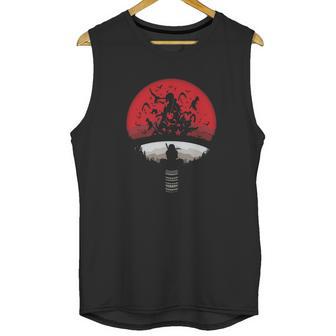 Itachi Uchiha Red Moon Naruto Unisex Tank Top | Favorety CA