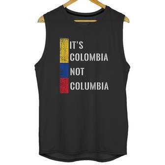 Its Colombia Not Columbia Cute Colombian Unisex Tank Top | Favorety UK