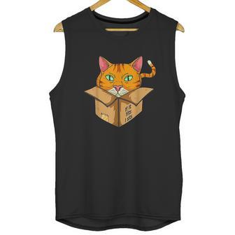 If Its Fits Sit Cat Box Funny Quote For Owner Unisex Tank Top | Favorety