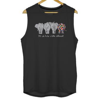 Its Ok To Be A Little Different Elephant Funny Unisex Tank Top | Favorety CA