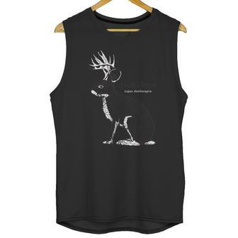 Jackalope Folklore Cryptozoology Jackrabbit Unisex Tank Top | Favorety AU