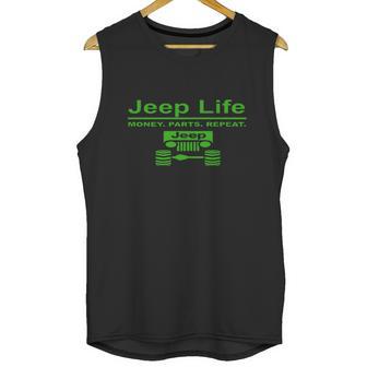 Jeep Life Money Parts Repeatt Shirt Unisex Tank Top | Favorety DE