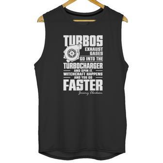 Jeremy Clarkson Quote Turbo Witchcraft Unisex Tank Top | Favorety AU