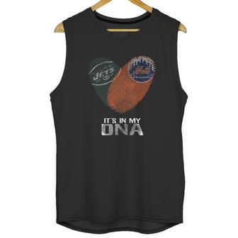 Jets - Mets Its In My Dna T-Shirt Unisex Tank Top | Favorety