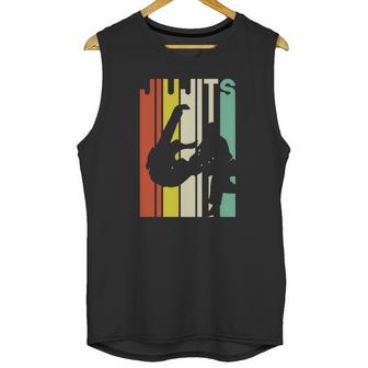 Jiu Jitsu Silhouette Bjj Brazilian Jiu Jitsu Retro Unisex Tank Top | Favorety UK