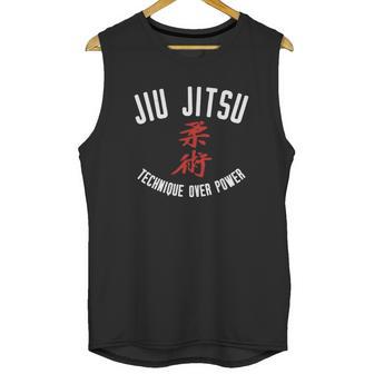 Jiu Jitsu Technique Over Power White T-Shirt Unisex Tank Top | Favorety AU