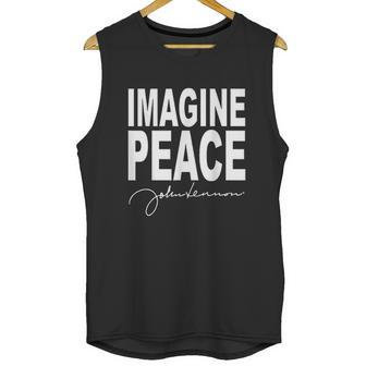 John Lennon Imagine Peace Unisex Tank Top | Favorety AU