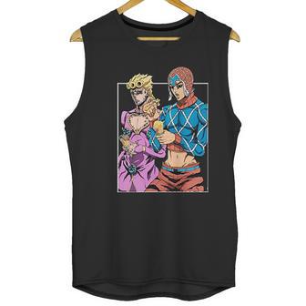 Jojos Bizarre Adventure Enjoying Ice Cream Unisex Tank Top | Favorety UK