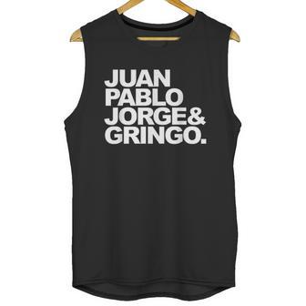 Juan Pablo Jorge And Gringo Unisex Tank Top | Favorety