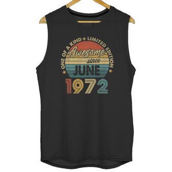 June 1972 Vintage 49 Years Old Retro 49Th Birthday Party Unisex Tank Top | Favorety