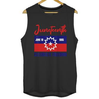 Juneteenth Celebrate Freedom Red White Blue Free Black Slave Unisex Tank Top | Favorety AU