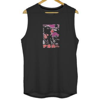 Junji Ito Girl Eating Globule White Unisex Tank Top | Favorety