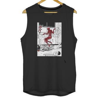 Junji Ito Popping Out Of Skin Black White Red Unisex Tank Top | Favorety AU