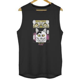 Junji Itos Cat Diary Yon And Mu Yon S Face Unisex Tank Top | Favorety