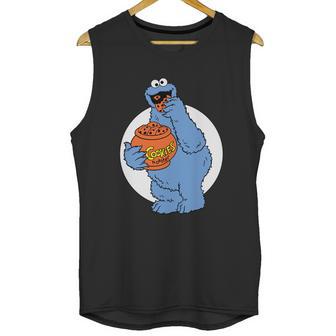 Junk Food Cookie Monster T Shirt Worn By Rachel On Friends Vintage Htf Rare S Unisex Tank Top | Favorety DE