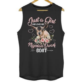 Just A Girl Who Loves Her Nigerian Dwarf Goat T Sh Unisex Tank Top | Favorety AU