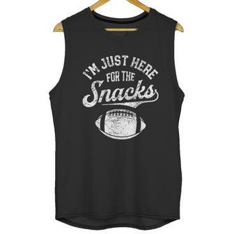 Im Just Here For The Snacks Funny Fantasy Football Unisex Tank Top | Favorety