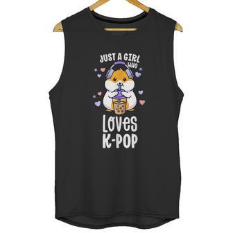 K Pop For Ns Girl Kawaii Kpop Hamster Bubble Tea Unisex Tank Top | Favorety UK