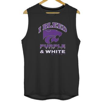 Kansas State Wildcats I Bleed Colors Apparel Unisex Tank Top | Favorety CA