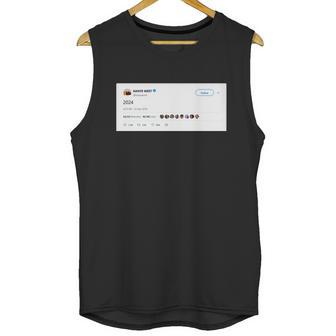 Kanye Tweets 2024 Unisex Tank Top | Favorety