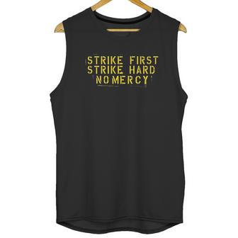 The Karate Kid Cobra Kai Slogan Stencil Unisex Tank Top | Favorety