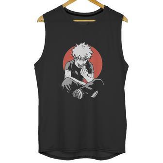 Katsuki Bakugo Eating Fries My Hero Academia Boku No Hero Academia Unisex Tank Top | Favorety UK