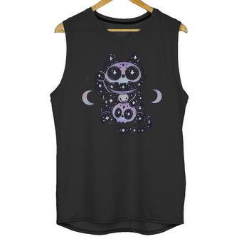 Kawaii Pastel Goth Art Creepy Cute Cat Japan Meow Kitten Unisex Tank Top | Favorety CA