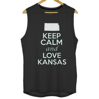 Keep Calm And Love Kansas State Unisex Tank Top | Favorety