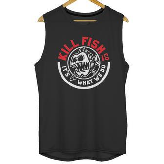 Kill Fish Circle Logo Theme Unisex Tank Top | Favorety UK