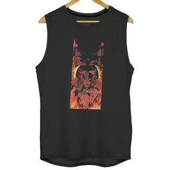 Kimetsu No Yaiba Demon-Slayer On Fire Unisex Tank Top | Favorety DE