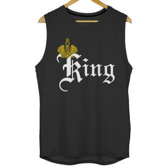 King Crown Old English Logo Unisex Tank Top | Favorety