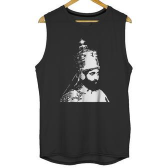 The King Stands Haile Selassie Crown Unisex Tank Top | Favorety DE