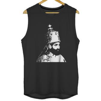 The King Stands Haile Selassie Crown Unisex Tank Top | Favorety CA