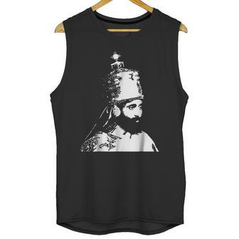 The King Stands Haile Selassie Crown Unisex Tank Top | Favorety CA