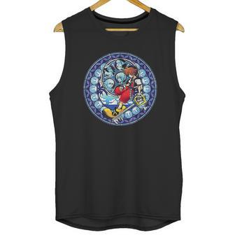 Kingdom Hearts Sora Stained Glass Unisex Tank Top | Favorety