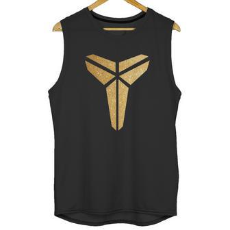 Kobe Logo Gold Glitter Unisex Tank Top | Favorety