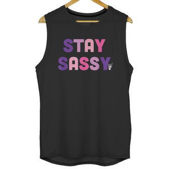 Kuromi Stay Sassy Unisex Tank Top | Favorety