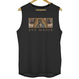 Our Lady Of Guadalupe Catholic Ave Maria Mary Traditional Unisex Tank Top | Favorety UK