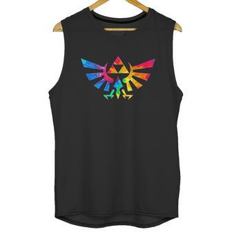 Legend Of Zelda Triforce Symbol Tie Dye Unisex Tank Top | Favorety DE