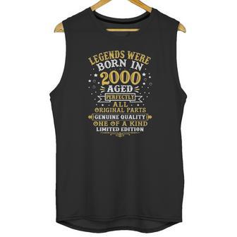 Legends Were Born In 2000 21 Years Old 21St Birthday Gift Unisex Tank Top | Favorety DE