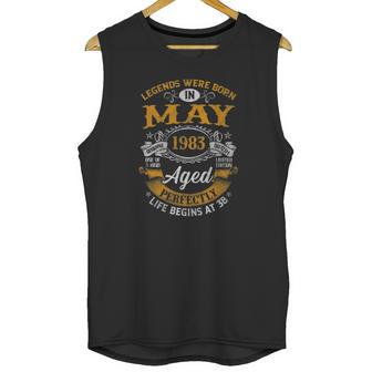 Legends Born In May 1983 38 Years Old 38Th Birthday Unisex Tank Top | Favorety