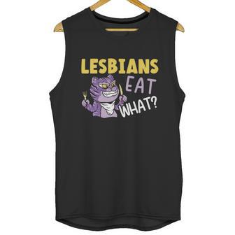 Lesbians Eat What Lgbtq Member Sexual Diversity Pride Parade Cute Gift Unisex Tank Top | Favorety