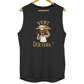 Lesliew Swedish Chef Vert Der Ferk Vintage Unisex Tank Top | Favorety UK