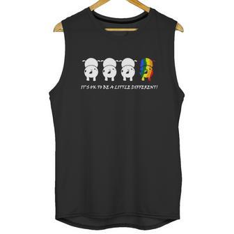 Lgbtcow Its Ok To Be A Little Different T Shirt Unisex Tank Top | Favorety UK