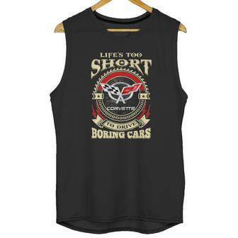 Lifes Too Short Corvette C5 Unisex Tank Top | Favorety