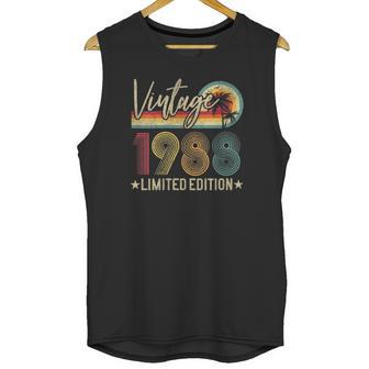 Limited Edition 1988 33Rd Birthday 33 Years Old Vintage Unisex Tank Top | Favorety UK