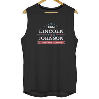 Lincoln Johnson Funny Presidential Campaign 1864 Unisex Tank Top | Favorety DE