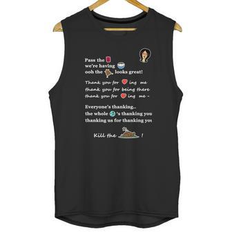 Linda Belcher Thanksgiving Song Bob Burgers Unisex Tank Top | Favorety