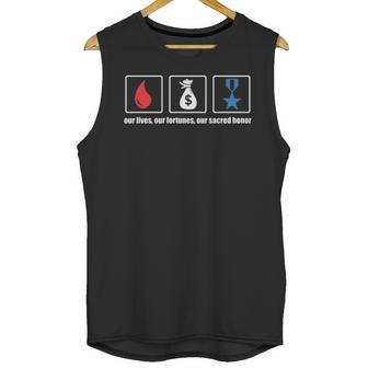 Our Lives Our Fortunes Our Sacred Honor Unisex Tank Top | Favorety UK