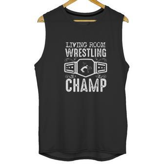 Living Room Wrestling Champ Unisex Tank Top | Favorety CA